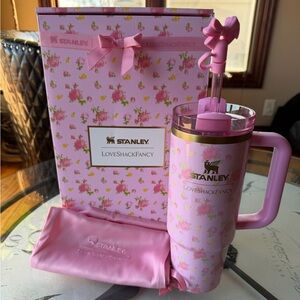 Stanley Love Shack Fancy 30oz Ibza Sunset Pink Floral Tumbler